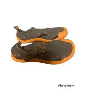 OP Kids Swim Shoes Size Medium 7-8 Orange Gray Ocean Beach Pool